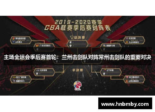 主场全运会季后赛首轮：兰州击剑队对阵常州击剑队的重要对决